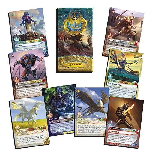 Panini- Megapack Fantasy Riders Cartas con Dorsos Personalizados (003543SPE2)