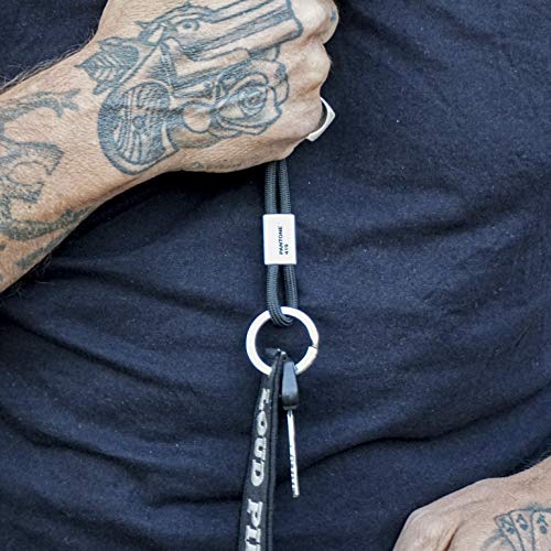 Pantone Diseño de llavero Key Chain Long, Black 419, Negro