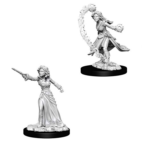 Pathfinder Deep Cuts Unpainted Minis: Female Human Wizard