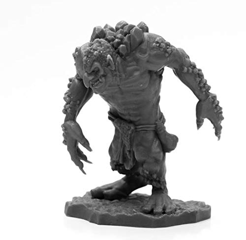 Pechetruite 1 x Rock Troll - Reaper Bones Miniatura para Juego de rol Guerra - 44002