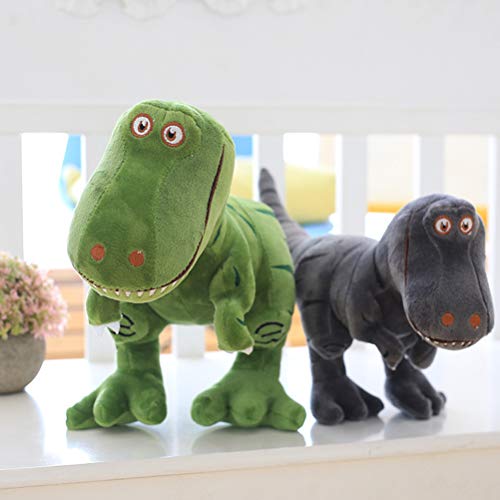 Peluche de dinosaurio, juguete de 40 cm, simulación de tiranosaurio T-Rex, dinosaurio de peluche para niños, juguetes de animales llenos de animales para niños y niñas, regalo