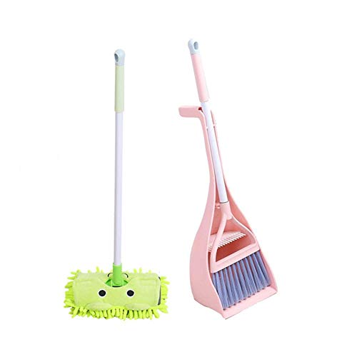 perfecti Juego De Limpieza para Bebés, Escoba De Juguete Y Recogedor Cute Toddlers Cleaning Toys Niños Que Aprenden Juguetes Educativos para El Hogar