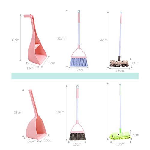 perfecti Juego De Limpieza para Bebés, Escoba De Juguete Y Recogedor Cute Toddlers Cleaning Toys Niños Que Aprenden Juguetes Educativos para El Hogar