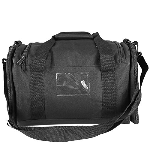 PERLETTI 13805 Bolso Deportivo Niño Star Wars - Bolsa Deporte Infantil de Darth Vader para Gimnasio Viajes Escuela - La Guerra de las Galaxias - Negro Rojo - 25x22x38 cm