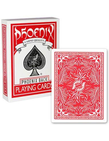 Phonic rojo cartas de juego