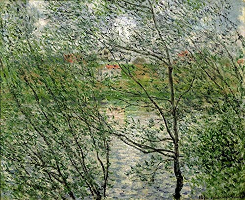 Pintura DIY por números para adultos Monet Famosa pintura La Isla Grande-Jatte On The Siene para principiantes en lienzo