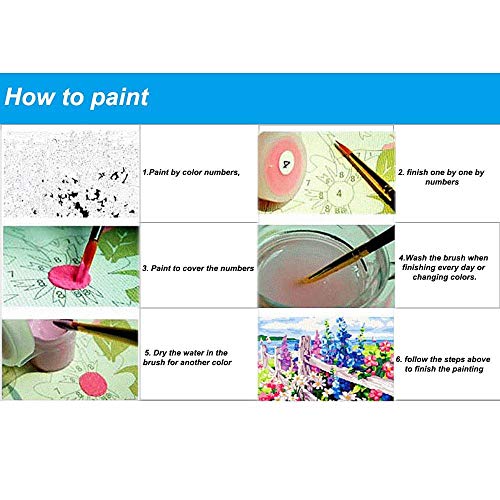 Pintura DIY por números para adultos Monet Famosa pintura mujer con sombrilla para principiante sobre lienzo pintura