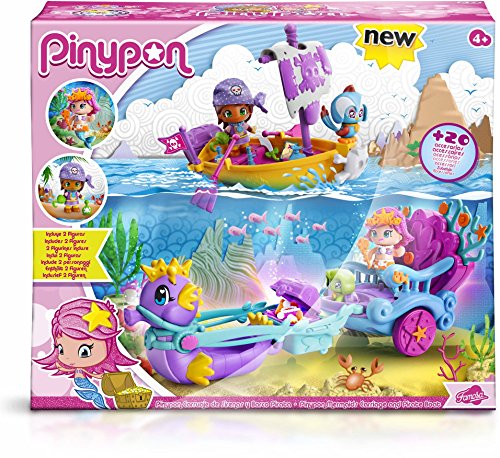 Pinypon Carruaje de sirenas y bote pirata, surtido (Famosa 700013367)