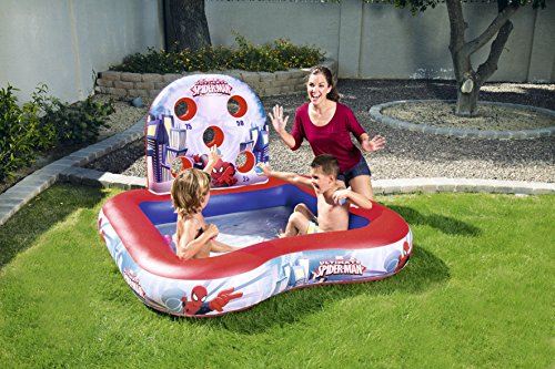 Piscina Hinchable Infantil de Juegos Bestway Spiderman 155x155x99 cm