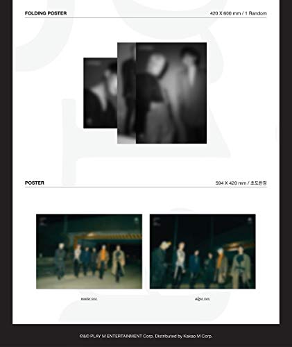 Play M Entertainment Victon Nostalgia - Juego de mesa (contenido en alemán) (5th Mini Album) Album+Folded Poster