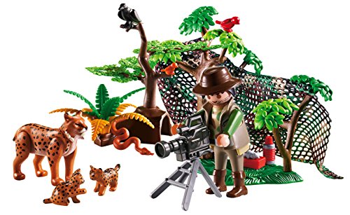 Playmobil 5561 - Familia de lince y filmador