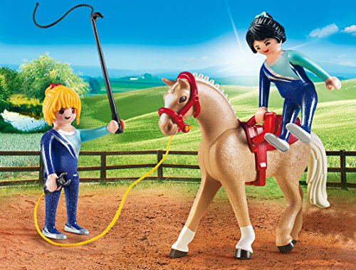 PLAYMOBIL- Entrenador de Caballos Figuras de Juguete (6933)