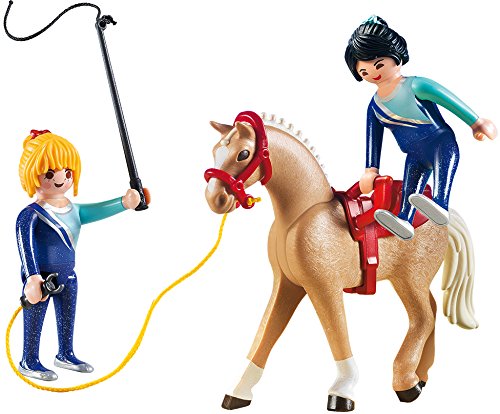 PLAYMOBIL- Entrenador de Caballos Figuras de Juguete (6933)