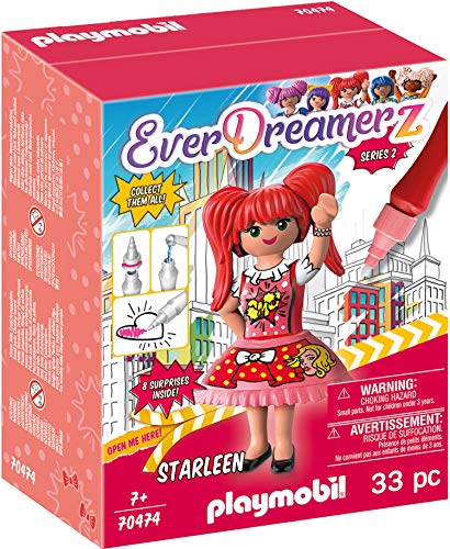 PLAYMOBIL- EverDreamerz 70474 Starleen - Comic World, con Boli de Agua PLAYMOBIL, A Partir de 7 Años