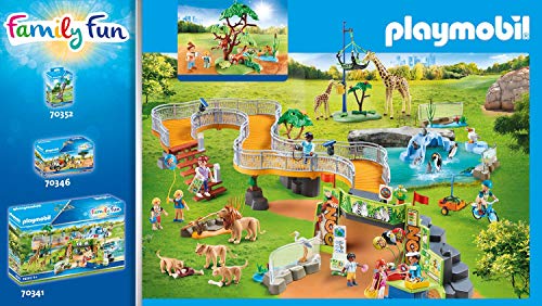 PLAYMOBIL - Family Fun Recinto Exterior de Pandas Rojos