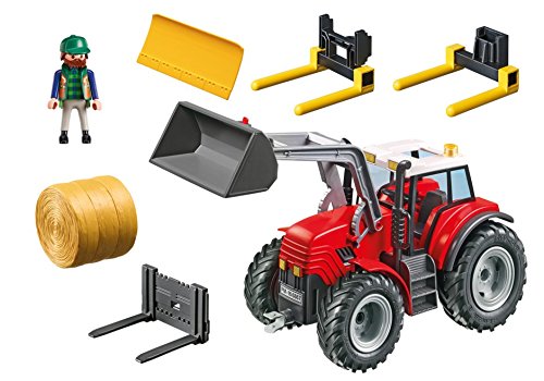 PLAYMOBIL- Tractor Figura, Multicolor, única (6867)