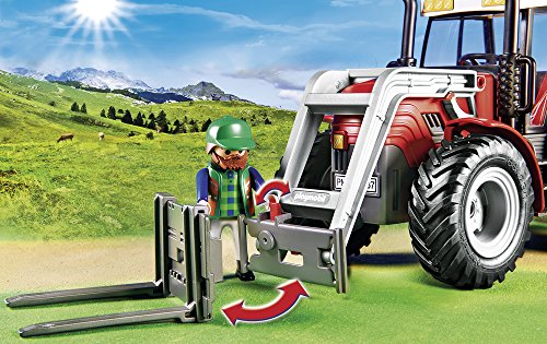 PLAYMOBIL- Tractor Figura, Multicolor, única (6867)