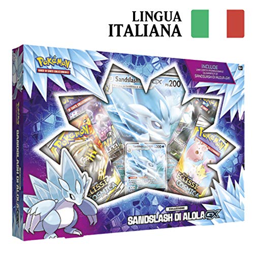 Pok emon Collezione Sandslash di Alola GX - Italian