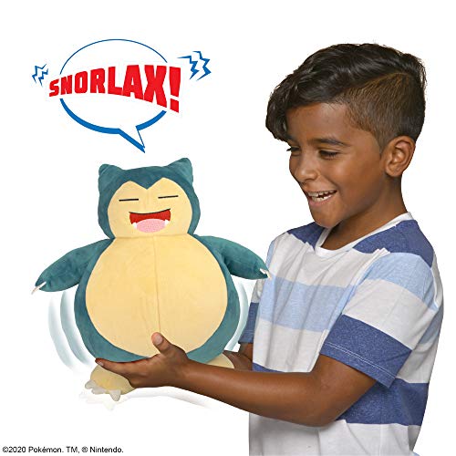 Pokèmon PKW0027 Snooze Action Snorlax - Figura Decorativa