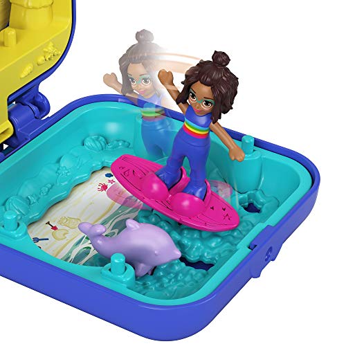 Polly Pocket cofre compacto Shani playa tropical (Mattel GKJ44)