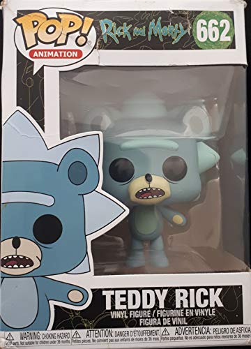 Pop Animation: Rick and Morty – Teddy Rick Edición Limitada Chase Pop! Figura de Vinilo (Incluye Funda Protectora Compatible)