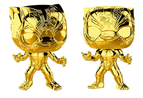 Pop! Marvel Studios 10th - Figura de Colección Black Panther Chrome