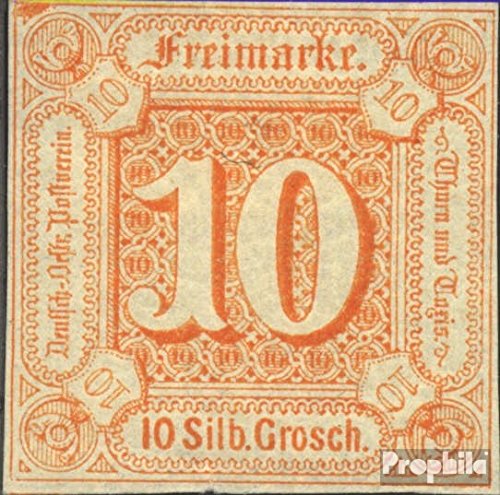 Prophila Collection Thurn y Taxis 19 1864 cifra (Sellos para los coleccionistas)