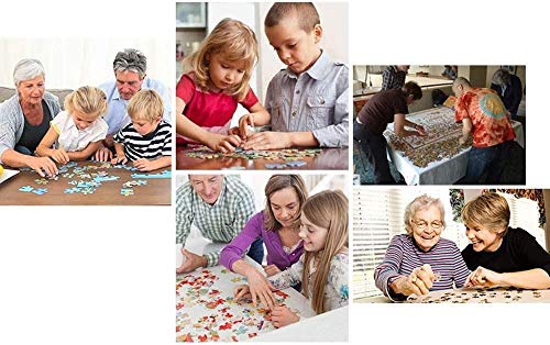 Puzzle 500 Piezas para Adultos Niños 500 Piezas Brain Challenge Puzzle De Madera Personaje De Niña De Fantasía Educativo para Niños Casas antiguas de Praga