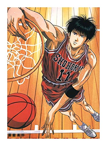 Puzzle -Japonesa Baloncesto Master Collection Rompecabezas Cartel cómico de Madera 300/500/1000 Piezas en Caja Rompecabezas y Juguetes for Adultos Regalos de cumpleaños de los niños (Size : 500pcs)