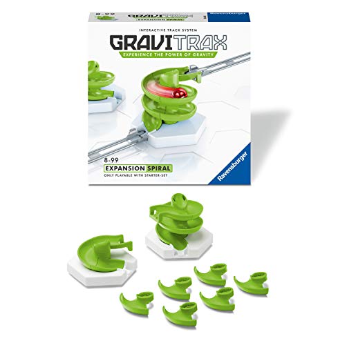 Ravensburger Gravitrax Espiral - Juegos de construcción para niños, Juego CTIM, 1+ Jugadores, Edad recomendada 8+ (26838)