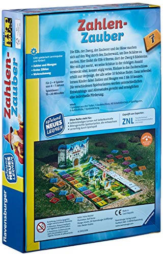 Ravensburger Jugar y Aprender 24964 – Juego de Cifras mágicas