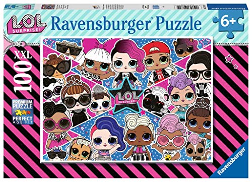 Ravensburger-LOL Surprise Puzzle L.O.L, 100 piezas XXL, color surtido, (12882)