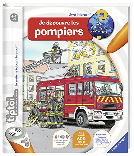 Ravensburger- tiptoi- Libro Interactivo - Dé descubre los Bomberos - A Partir de 4 años - 00 694