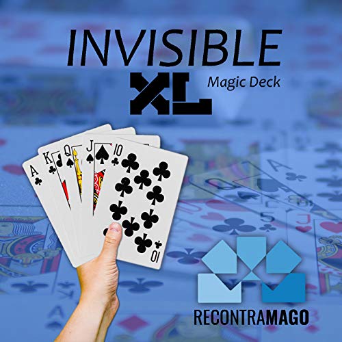 RecontraMago Los Mejores Trucos de Magia con Cartas Ahora tamaño XL - Vídeo Exclusivo por Claudio Magia Profesional para niños y Adultos (Invisible)