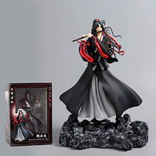 Rekaf Regalo muñeca anime dibujos animados juego carácter modelo estatua figura juguete coleccionables decoraciones regalos favorito por anime fan moo zu shi shi shi shi shiling patriarch wei wuxian f