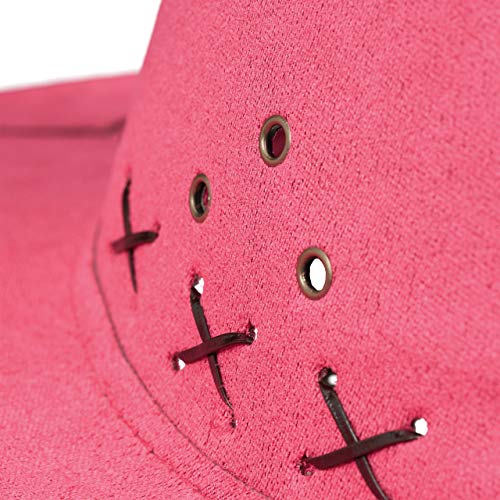 Relaxdays Sombrero Vaquero, color rosa, 16 X 35,5 X 39 Cm (10024992_52) , color/modelo surtido