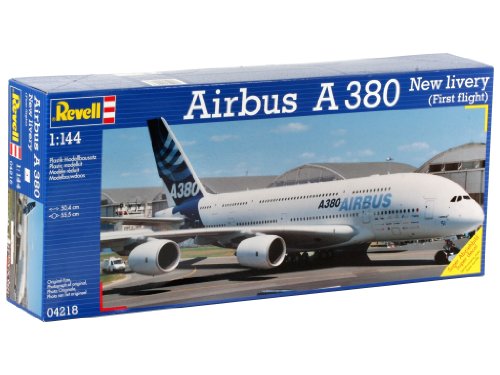 Revell Airbus A380 New Livery, Kit de Modelo, Escala 1:144 (4218) (04218)