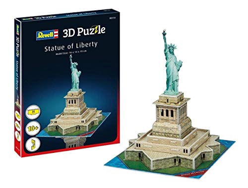 Revell- Estatua de la Libertad New York 3D Puzzle, Multicolor (00114)