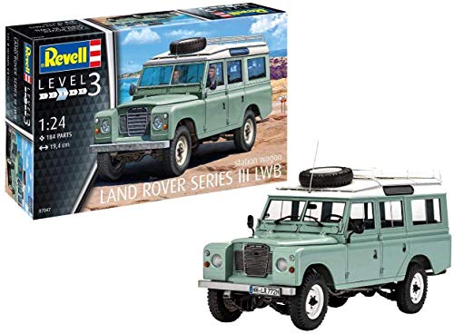 Revell-Land Rover Series III, Escala 1:24 Kit de Modelos de plástico, Multicolor, 1/24 07047 7047