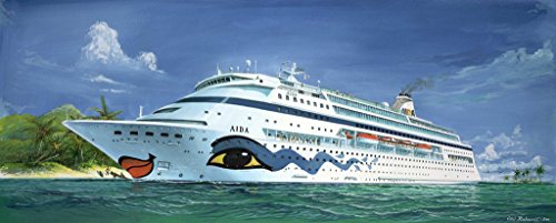 Revell Maqueta de Buque Crucero Aida, Kit de Modelo, 1:1200 Escala, (5805)(05805), 16,1 cm de Largo