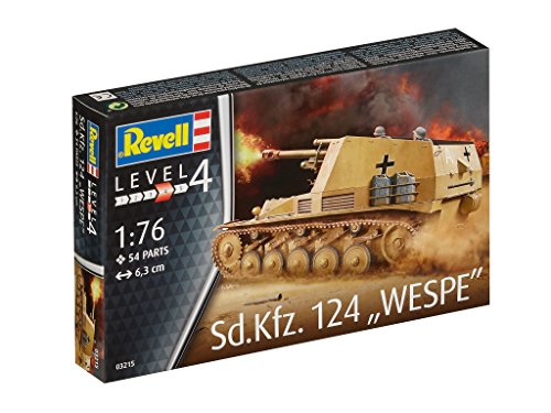 Revell Maqueta de Tanque SD.Kfz. 124 Wespe, Kit Modelo, Escala 1:76 (03215)