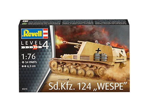 Revell Maqueta de Tanque SD.Kfz. 124 Wespe, Kit Modelo, Escala 1:76 (03215)