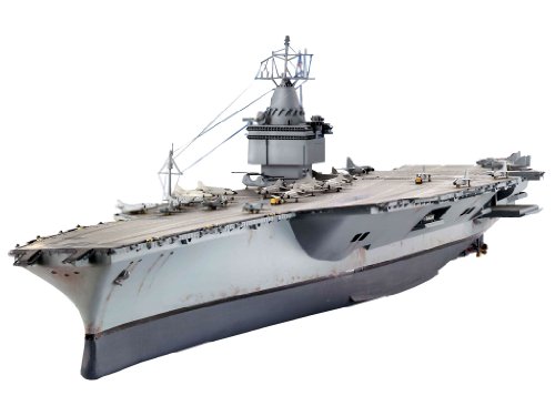 Revell- Nuclear Carrier U.S.S. Enterprise Maqueta Portaaviones, 10+ Años (05046)