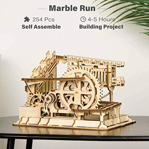 Robotime Laser Cut Puzzle de Madera | Kit de construcción Set Model | Juego de Puzzle en 3D (Cog Coaster)