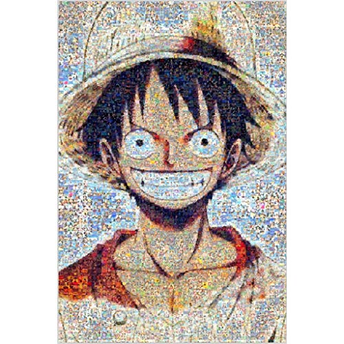 Rompecabezas De Mosaico De Cómic De Una Pieza Cartel De Pintura De Arte Luffy De Madera 1000 Piezas Caja De Dibujos Animados Anime Personaje Juguetes Juego Rompecabezas For Adultos Regalos For Niños