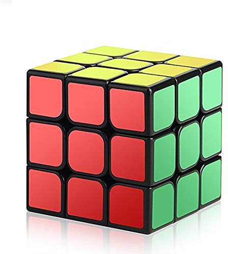 ROXENDA Original Cubo de Velocidad, QiYi Qihang W 3x3 Speed Cube - Giro Fácil y Juego Suave & Sólido Duradero ABS, el Mejor Cubo de Velocidad Puzzle (T4)