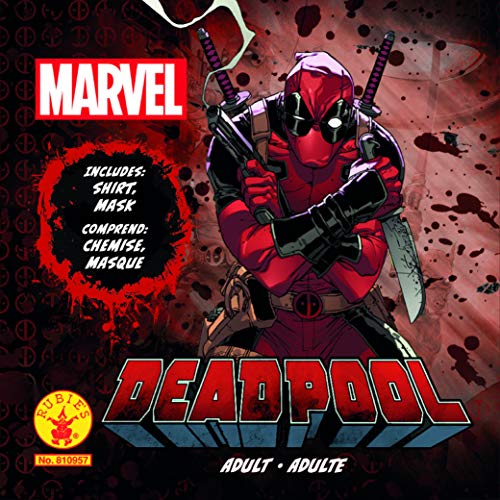 Rubies 889841L - Disfraz oficial de superhéroe de Deadpool Marvel para adultos