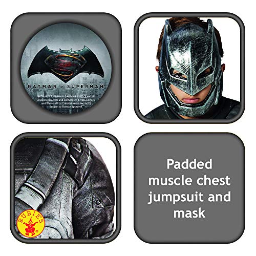 Rubies Batman Armour - Batman vs Superman amanecer de Justicia - Disfraz Infantil - Medio - 116cm - Edad 5-6