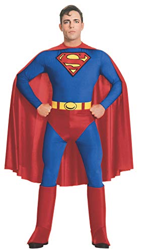 Rubies Costume Co Adult, Disfraz de Superman para hombre, azul, talla L