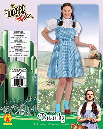 Rubies Disfraz oficial de Dorothy Wizard of Oz para mujer, talla grande